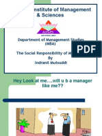 Download The Social Responsibility of Managers by shivakumar N SN17056714 doc pdf