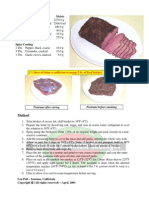 Pastrami: U.S. Ingredient Metric