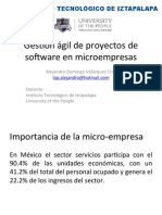 Gestion Agil de Proyectos de Software en Micro-Empresas