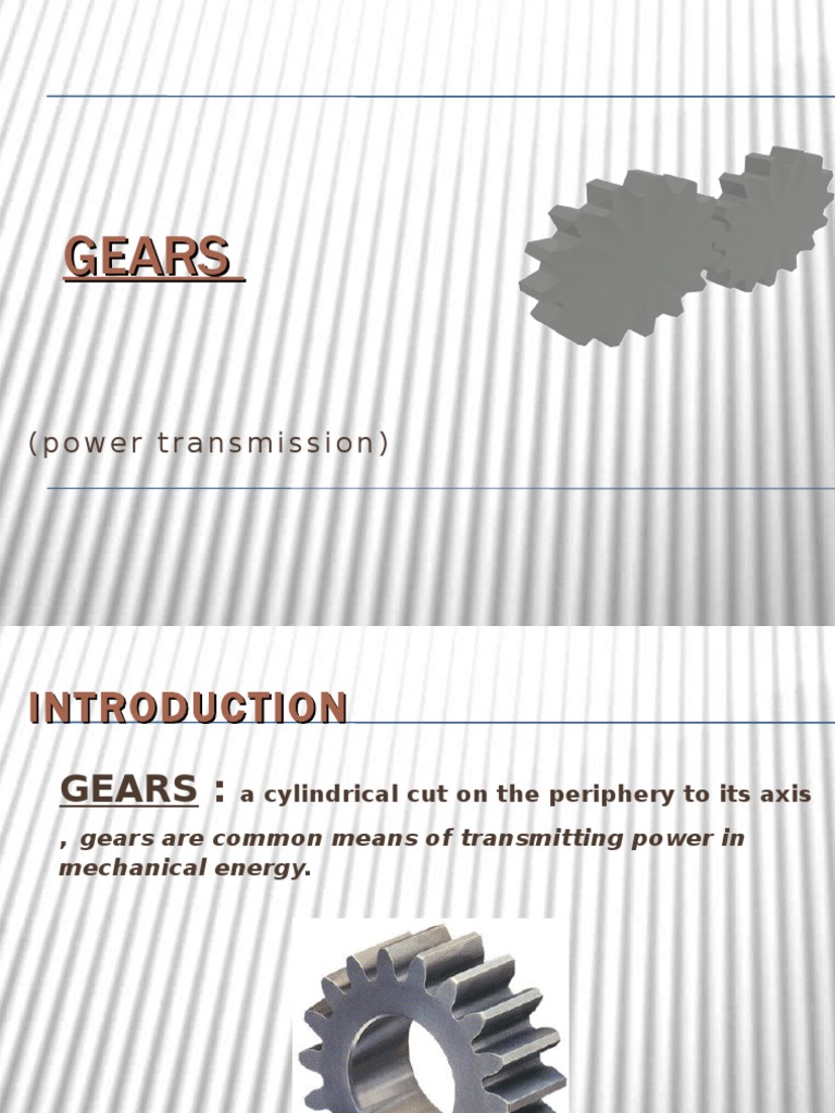 Gears | Gear | Mechanics