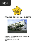Download Buku Pedoman Skripsi FKIP Unsyiah 2011 by Qusthalani SN170572491 doc pdf