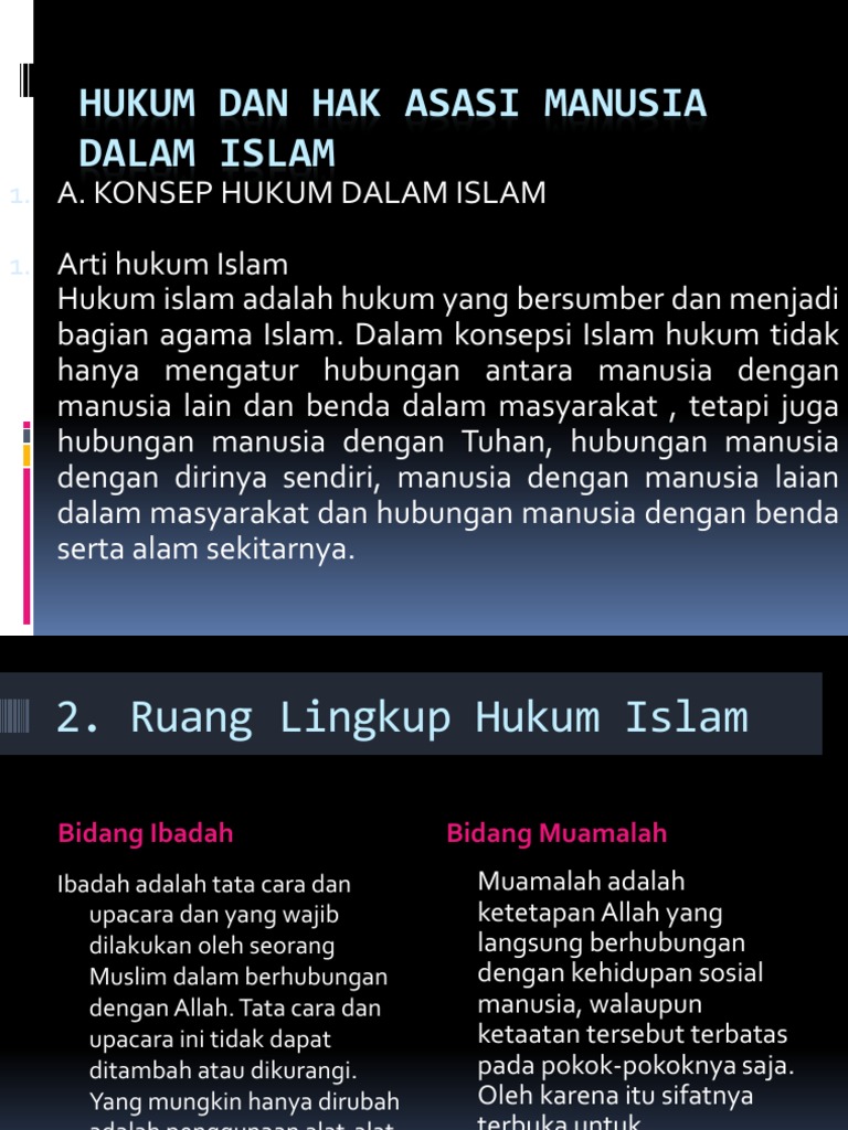 Hukum Islam Dan Ham Pdf