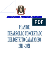 Plan Desarrollo Concertado Cajatambo