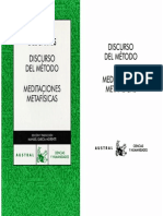 [René Descartes] Discurso del Método, Discusiones Metafísicas.pdf