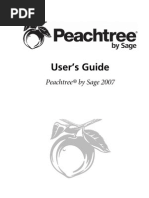 Peachtree Users Manual