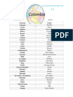 Capitales y Departamentos