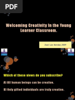 Welcoming Creativity In the Young Learner Classroom