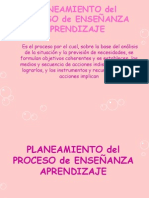 PROCESO de ENSEÑANZA   APRENDIZAJE