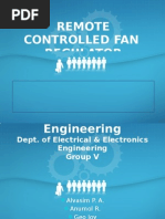 Download Remote Controlled Fan Regulator by Pradeep SN17064892 doc pdf