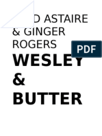 Fred Astaire & Ginger Rogers: Wesley & Butter