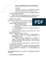 Breve Guia de Urgencia para Procedimientos Sancionadores