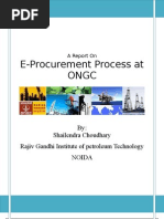 Download Final Report on e Procurement  at ONGC by shailendra choudhary SN17066080 doc pdf