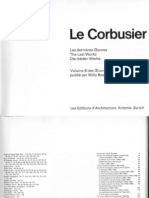 Le Corbusier Complete Works in Eight Volumes Vol. 8 - 1965-1969