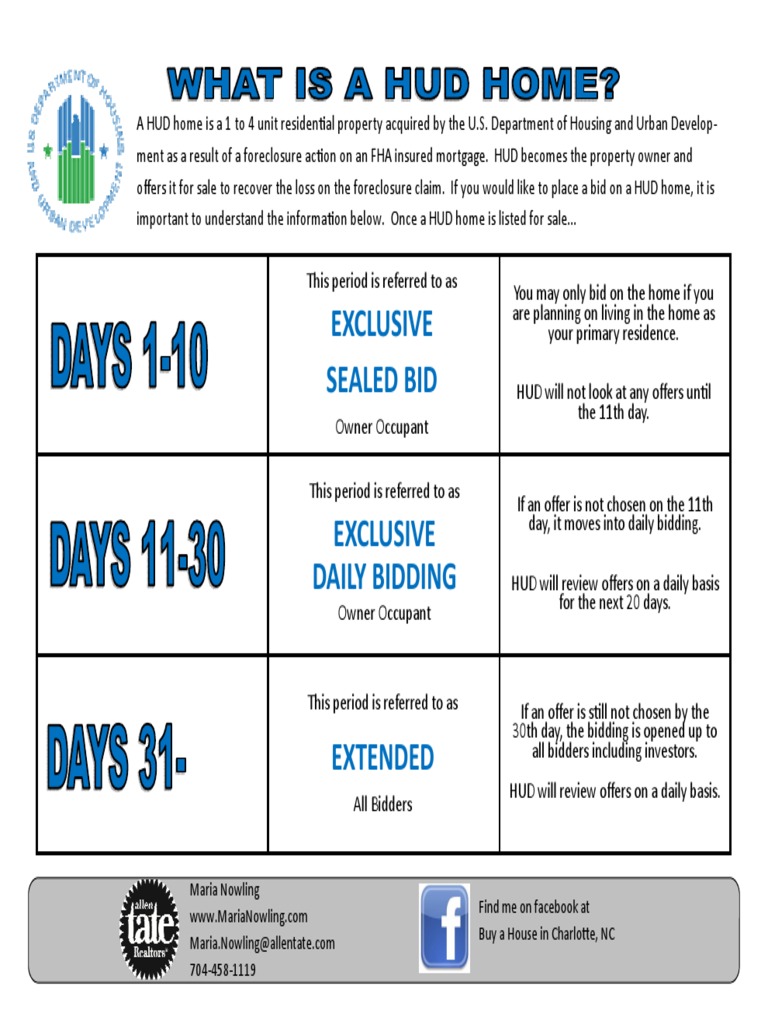 HUD Bidding Process for Owner Occupants | PDF