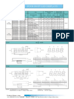 Four Digit LED Displays