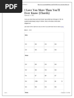 I Love You More Than You Ll Ever Know Chords Pdf