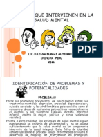 Factores Que Intervienen en La Salud Mental