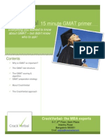 15 Min Guide to GMAT