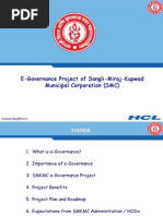 E-Governance Project of Sangli-Miraj-Kupwad Municipal Corporation (SMC)