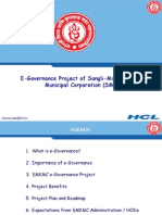 E-Governance Project of Sangli-Miraj-Kupwad Municipal Corporation (SMC)