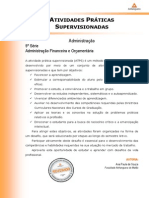 ATPS - 2013 2 Administracao 5 Administracao Financeira Orcamentaria