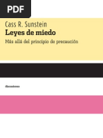 Cass R. Sunstein, Leyes de miedo (fragmento)