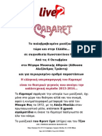 Cabaret Press Release