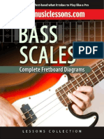 Bass Scales - Complete Fretboard Diagram