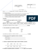 diagnostico lenguaje 3º