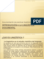 Introducción A La Lingüística Documental