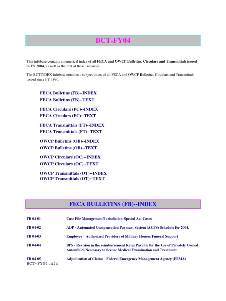 Department Of Labor Bct fy04 General Schedule Us Civil Service Pay 