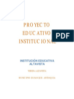 PEI Institución Educativa Altavista