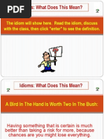 Idioms: What Does This Mean?