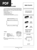 74LS151 Multiplexer Truth Table