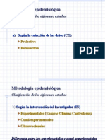 Clasificacion de Estudios