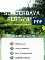 Sumberdaya Pertanian