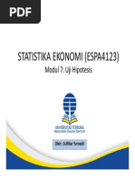 ESPA4123 - Statistika Ekonomi - Modul 7 PDF