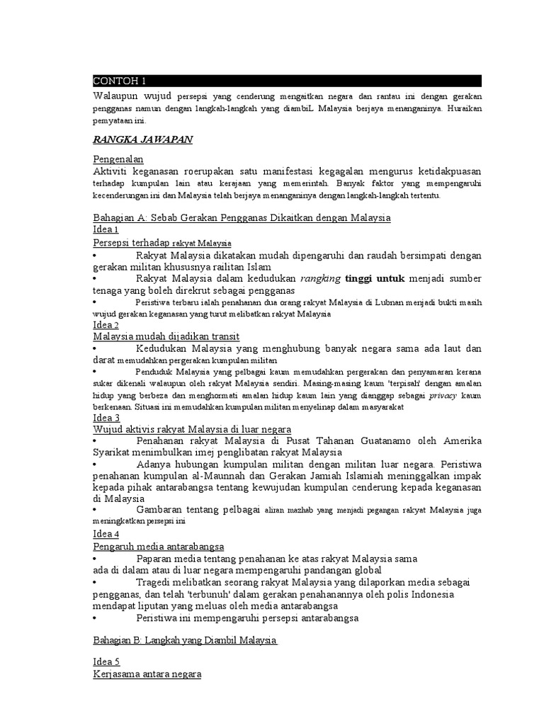 Nota Pengajian Am Sem3 : Karangan dan esei (1)