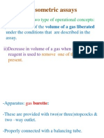 Pharmacopoeial Assays For Quality. Gasometric