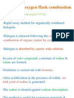 Pharmacopoeial Assays For Quality. Oxygen Flask Method