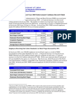 Department of Labor: Statistics 2003