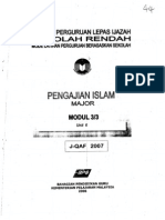 Peng Islam Major 3-3