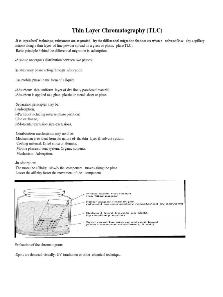Thin Layer Chromatography | PDF