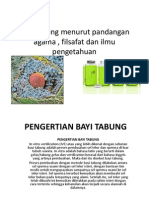 Bayi tabung pandangan agama dan ilmu