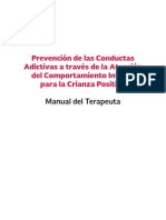 Manual Del Terapeuta. Crianza Positiva