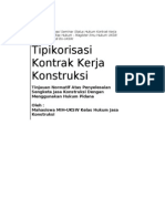 Makalah Tipikorisasi Kontrak Kerja Konstruksi Fix