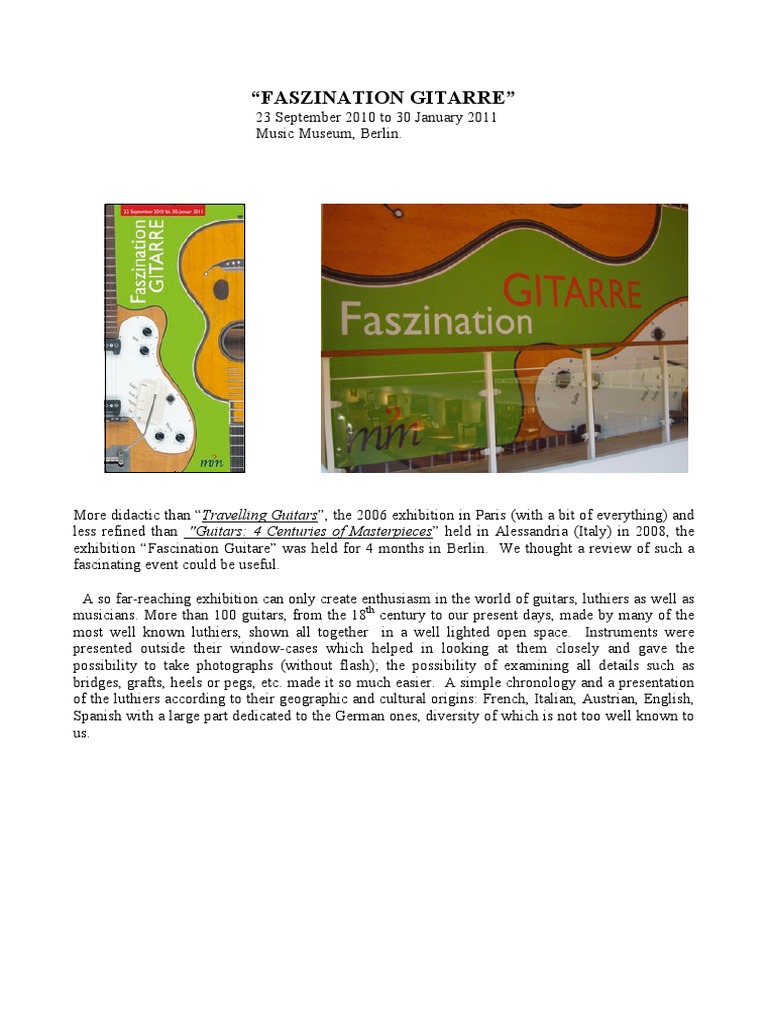 Sinier De Ridder Faszination Gitarre Gb