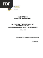 La Influencia Del Cine y Su Lenguaje
