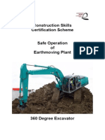 360 Excavator - Safe Operation