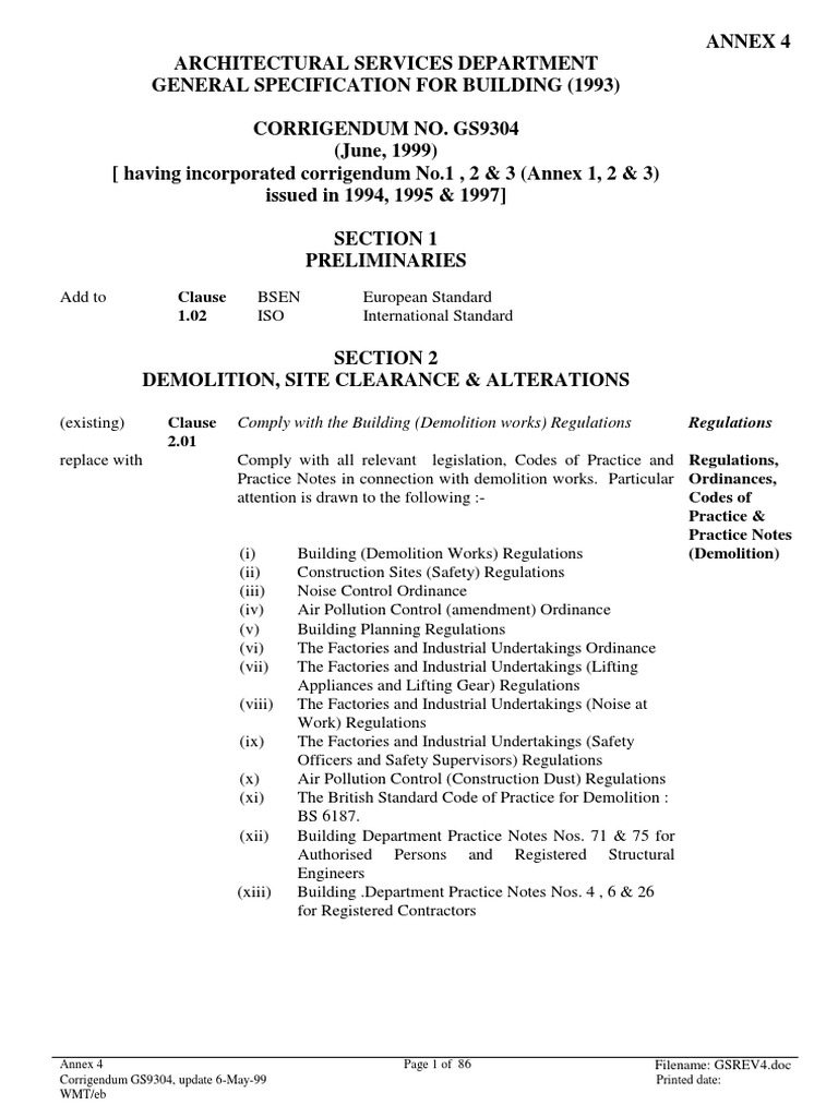 ASD Specification (Volumn 1 Corrigendum) | PDF | Deep Foundation | Concrete